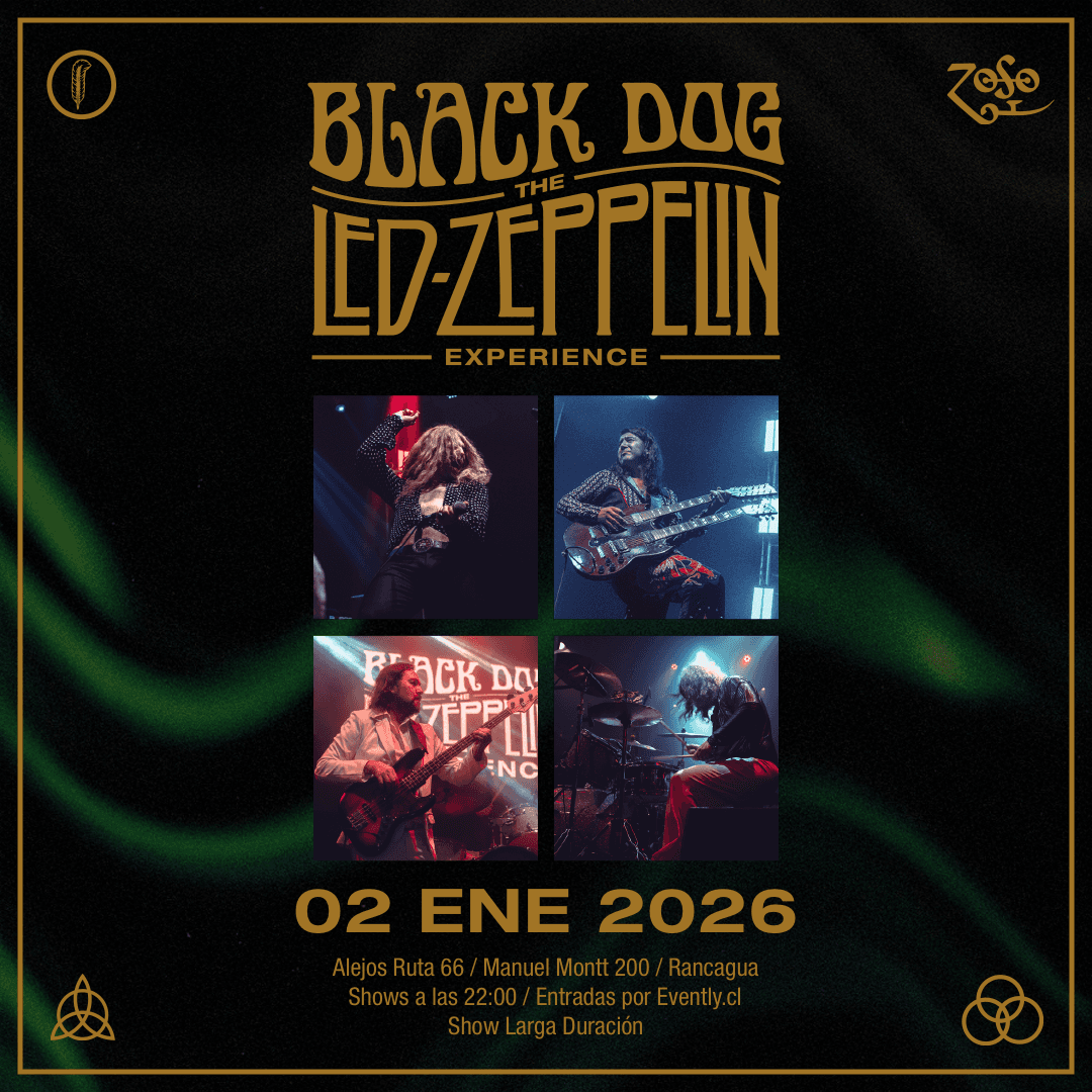 Black Dog: “The Led Zeppelin Experience” en Rancagua image}